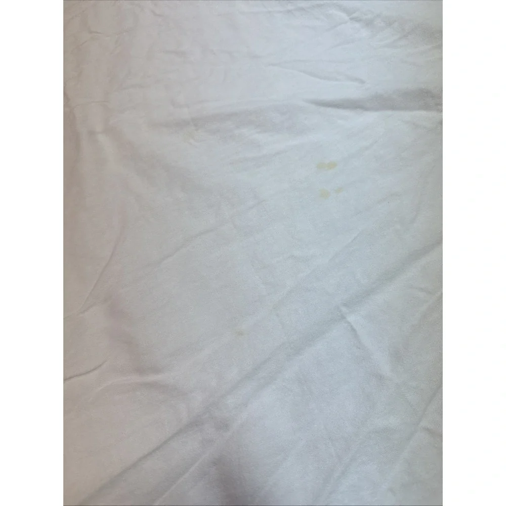 White 100% Cotton Sateen Classic Cloth Casual Elegant Durable Oval Tablecloth